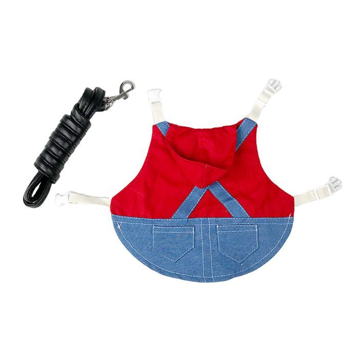 Small Animal Pet Rabbit Rat Clothes Harness With Rabbit Harness M Red