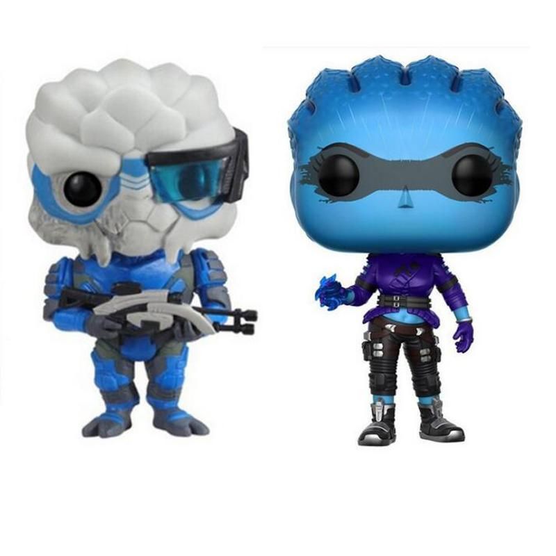 MASS EFFECT Character GARRUS & PEEBEE 10cm Vinyl Action Figure Toys