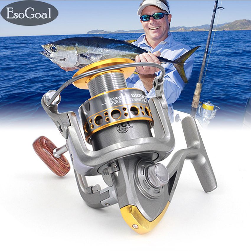 EsoGoal 5.2:1 High Speed 12+1Ball Bearing Spinning Fish Reel