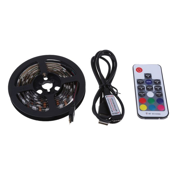 RF Wireless Remote 17key USB 5050 USB 60 Lights TV Background Light 1M