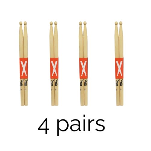 Tansen 5a Drum Sticks - 4 Pairs