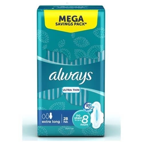 Ultra Sanitary Pad - Extra Long Quattro Pack Of 28 Pads