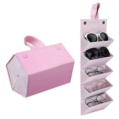 Multiple Pairs Eyeglasses Storage Box Hanging Eyewear Holder