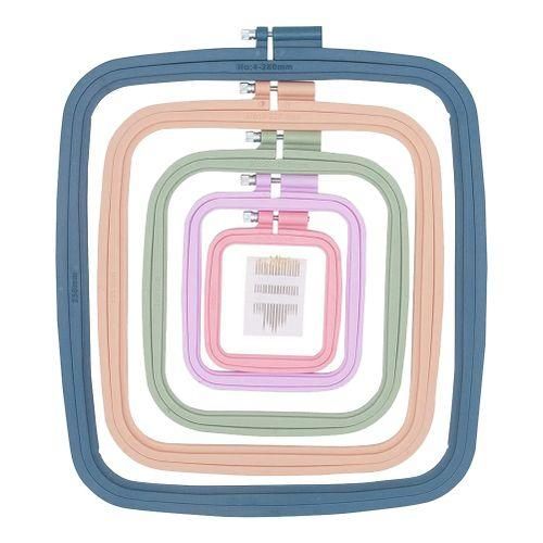 5 Pcs Embroidery Hoop Rectangle Embroidery Frame