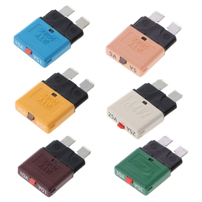 Circuit Breaker Fuse 28V Resettable 5-30A Marine Rally
