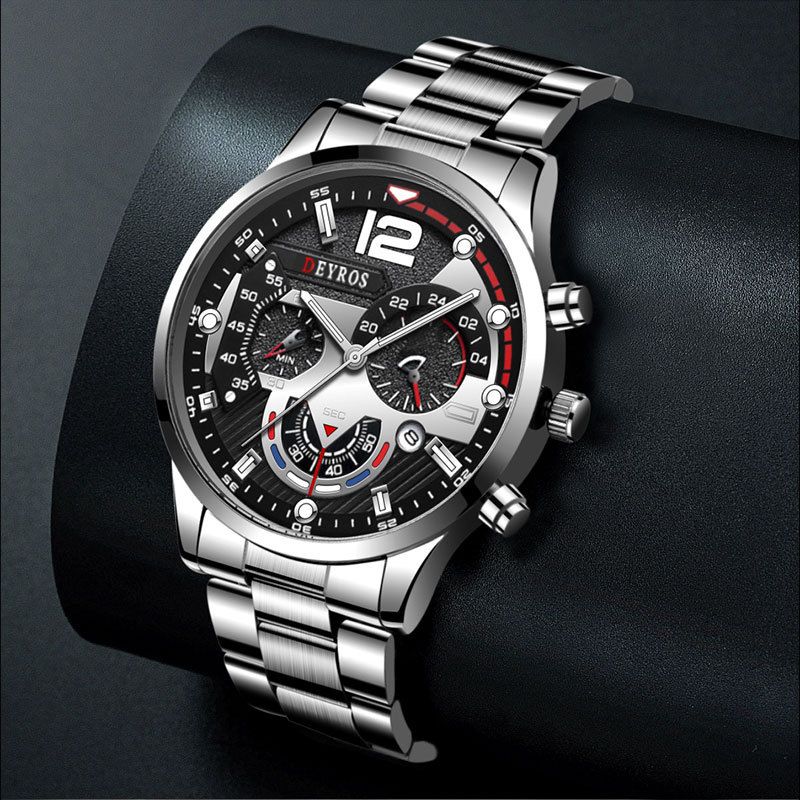 Men Calendar Quartz  Luminous Digital Watch