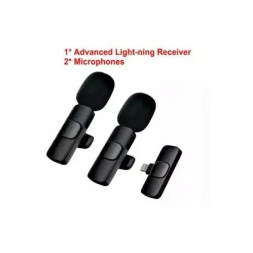 K9 Dual Microphone Lightening Wireless Connector For iPhone & Type C