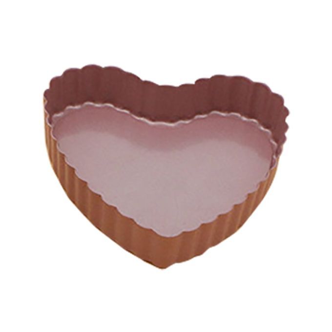 4-in H Heart-shaped La E Non Sti K Baking Tray DIY Homemade Su Lies-rose Gold