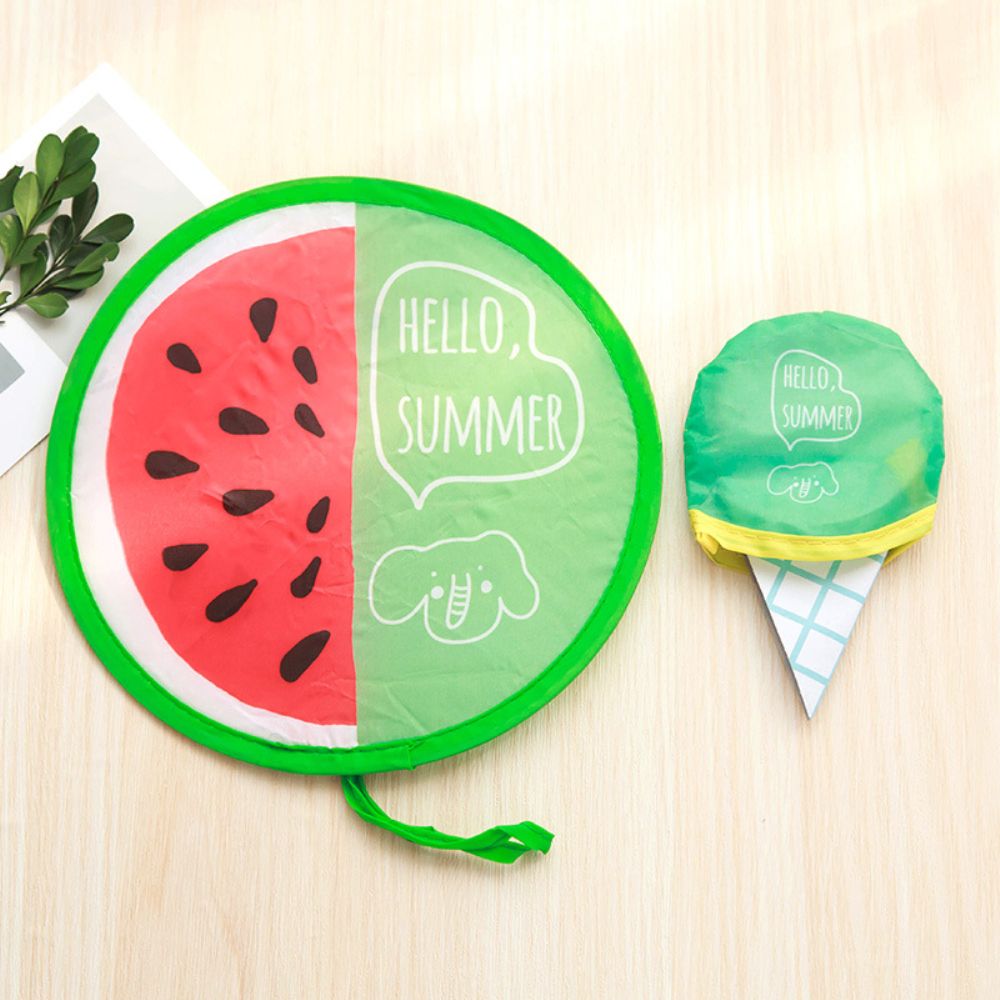 Hand 1PC Party Summer Fan Disk Hand Mini Nylon Round Portable Gift Summer Cool Cartoon Fans Fan Fan Creative Hand Folding