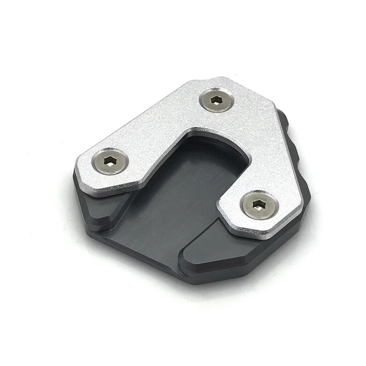 Motorcycle Foot Side Stand Pad Plate Kickstand Enlarger