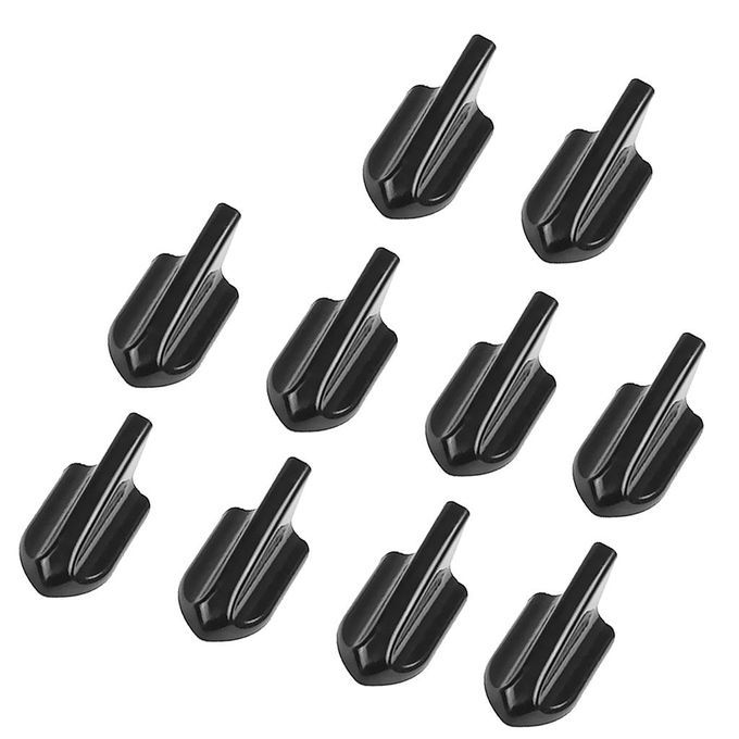 10pcs Universal Fit Black   Shark Fin Spoiler Wing Roof Trunk