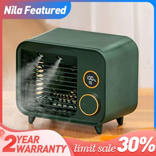 Humidification Portable Air Conditioning Fan Green
