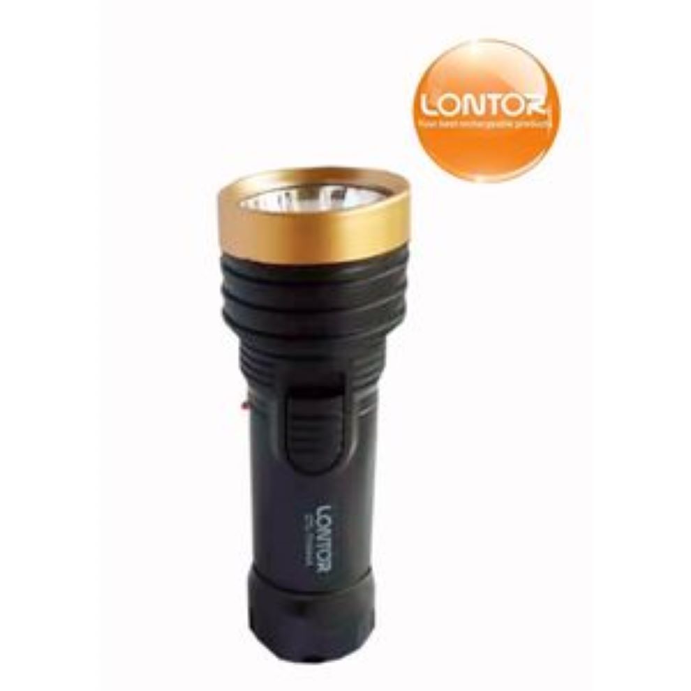 Rechargeable Torch Flashlight CTL-TH344A Gold