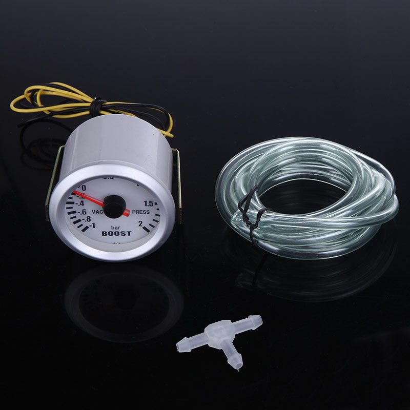 Turbo Boost Vacuum Press Gauge Meter For Auto Car 2" 52mm