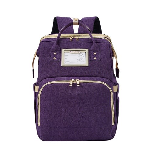 Muliti-functional Baby Diaper Bag- Purple