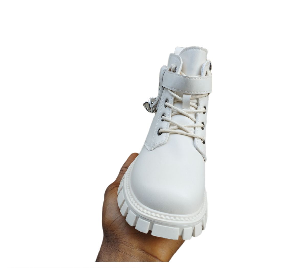 Unisex High Quality Boot-white