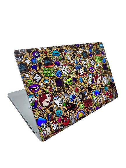 Laptop Skin Cover - Graffiti Pattern 1 (Pimp Nation)