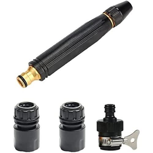 Adjustable Water Pressure Hose Nozzles For Car & Bike Wash + Garden Irrigation