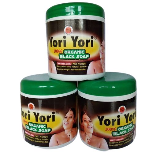 100% Yori Yori Organic Black Soap