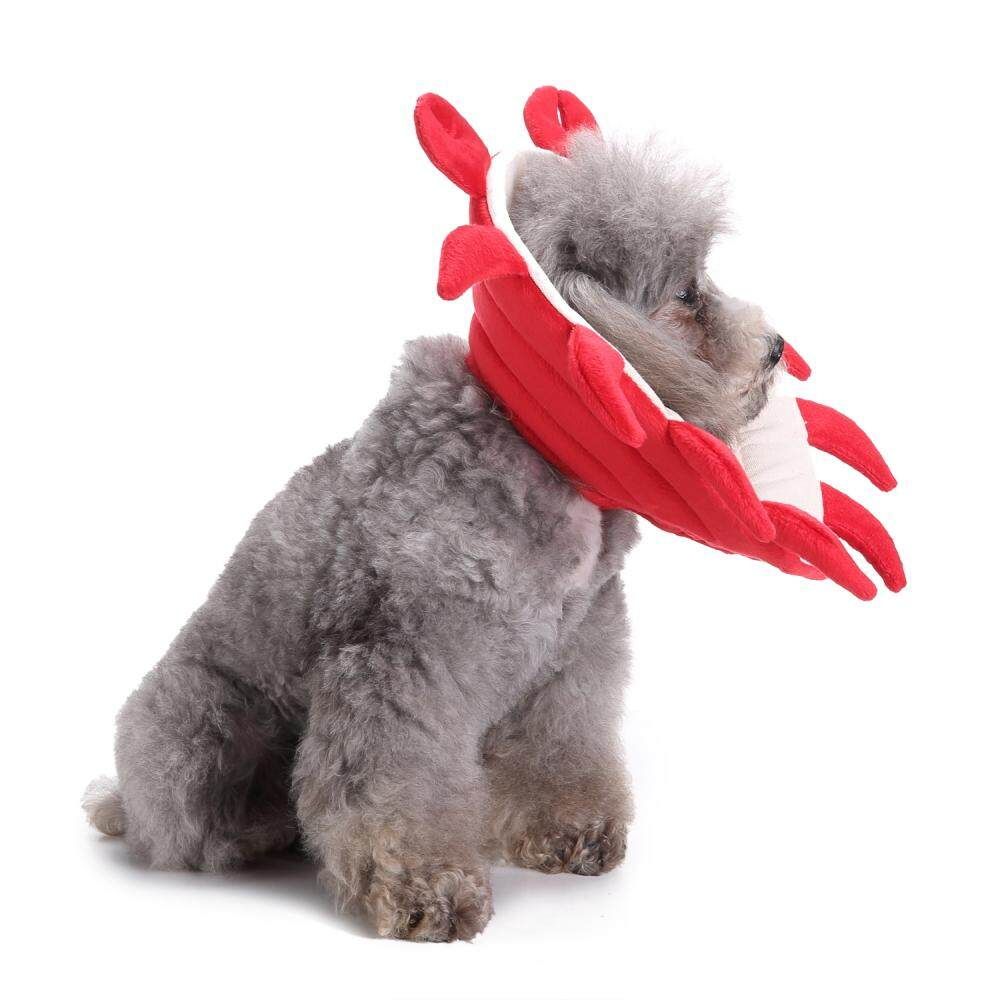 Shape Dog Cat Collar Pet Elizabeth Circle Wound Healing Anti-Bite Ring Protection Shield#M M