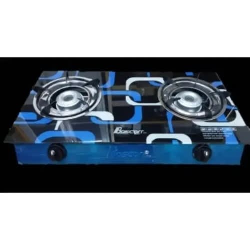 Glass Table Top Gas Cooker - 2 Burner
