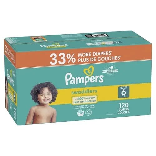 Swaddlers Diapers - Size 6 - 120 Diapers