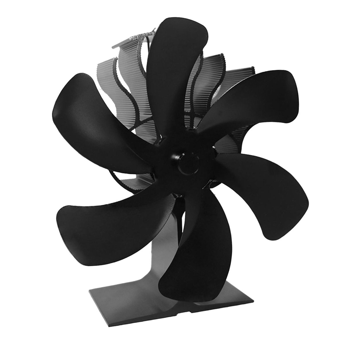 Wood Burning Stove Fireplace Fan Silent Motors Heat Powered Circulates Warm/Heated Air Eco Stove Fan for Gas/Pellet/Wood/Log Stoves