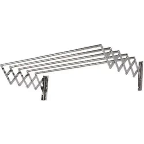 Stainless Steel Wall Mounted Collapsible Laundry Drying Rack - 90cm