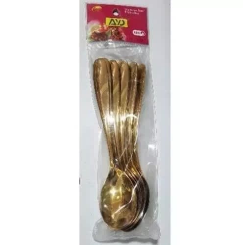 Gold Plated Set Of Cutlery -6 Pieces