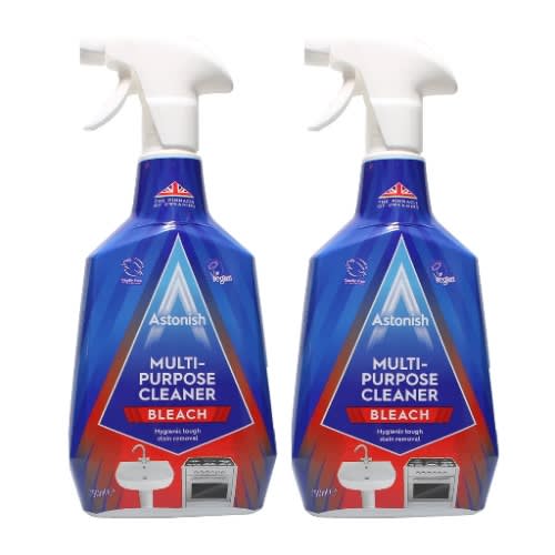 Multi-purpose Cleaner With Bleach Spray - 750ml X2