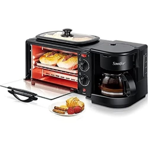 Multifunctional Breakfast Maker - Sf-4004 - 1250W