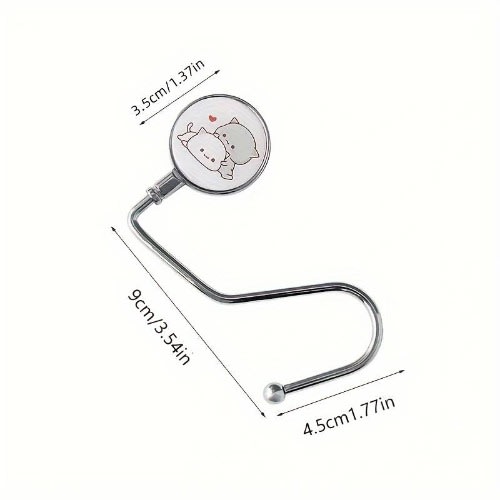 Portable S Shaped Stainless Steel Table & Desk Hook-1Pc