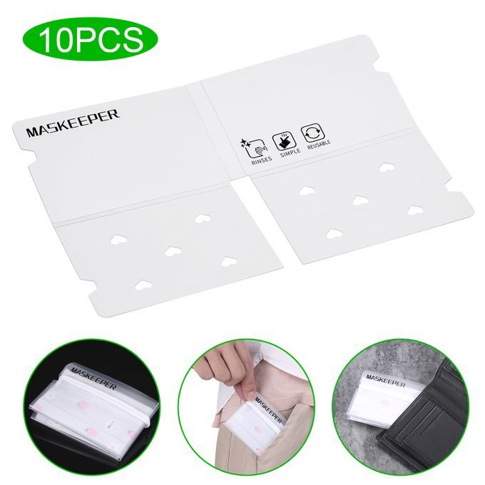 10PCS Storage Clip Portable Mouth Cover Organizer