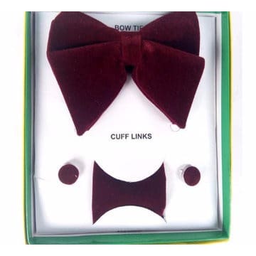 Men's Bow Tie + Cuflinks + Pocket Square