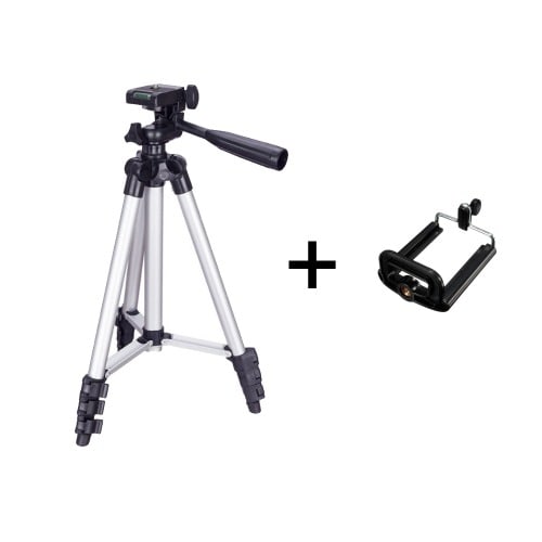 3110 Video Camera Camcorder Tripod With Mobile Phone Holder