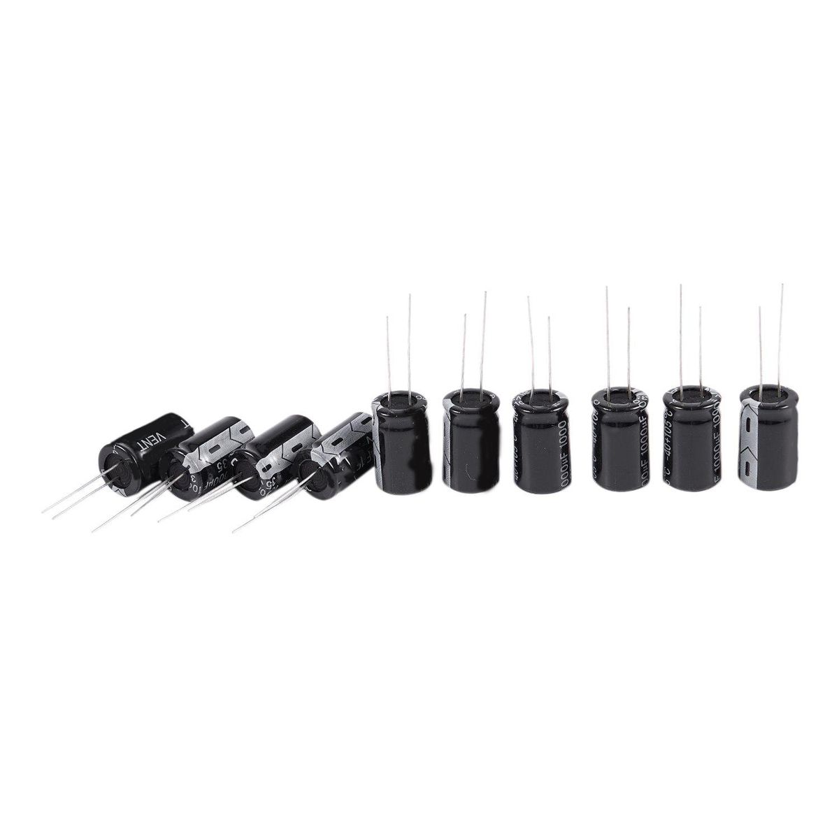 10 Pcs 35V 1000uF 105C Lead Electrolytic Capacitor 13mm x 20mm