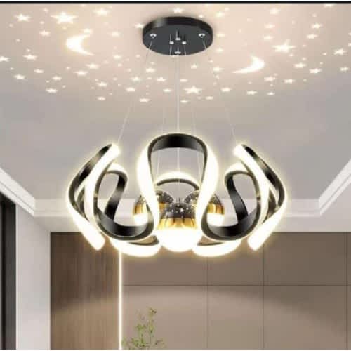 Chandelier Ceiling Led Light, Stars Ceiling Led Light 55cm