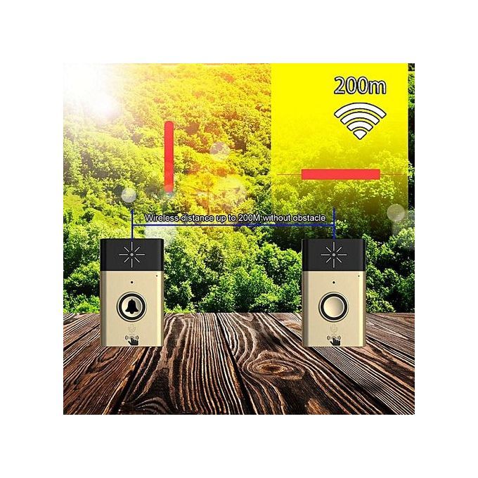 Wireless Doorbell With Voice Intercom 300M Distance GD