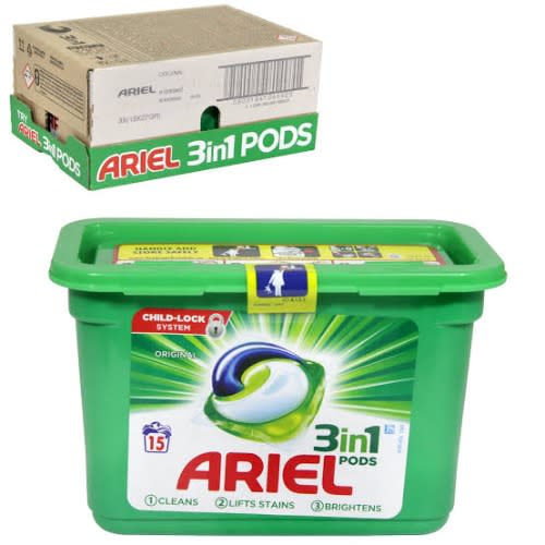 3 In 1 Pods Color Washing Capsules - 1.32kg - 15washes X 3pcs