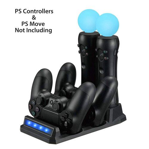 4 In 1 PS4 Controller Charger Gamepad Charging Station Dock
