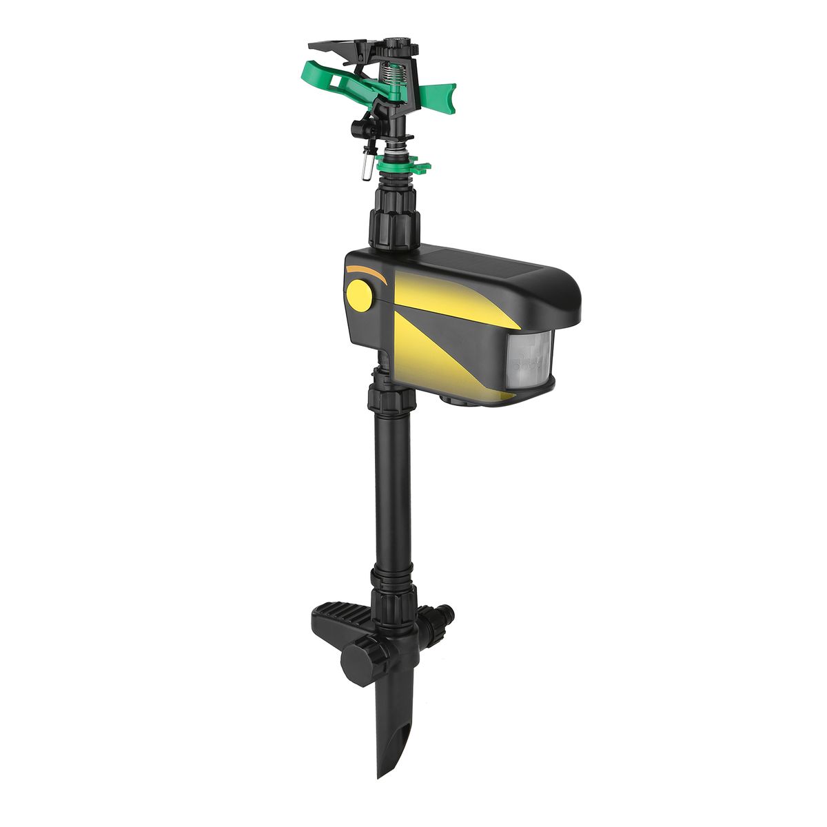 Solar Power Motion-Activated Sprinkler Animal Repeller With