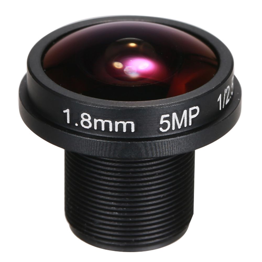 1.8mm Fisheye Lens HD 5.0 Megapixel IR M12 Mount 1/2.5" F2.0