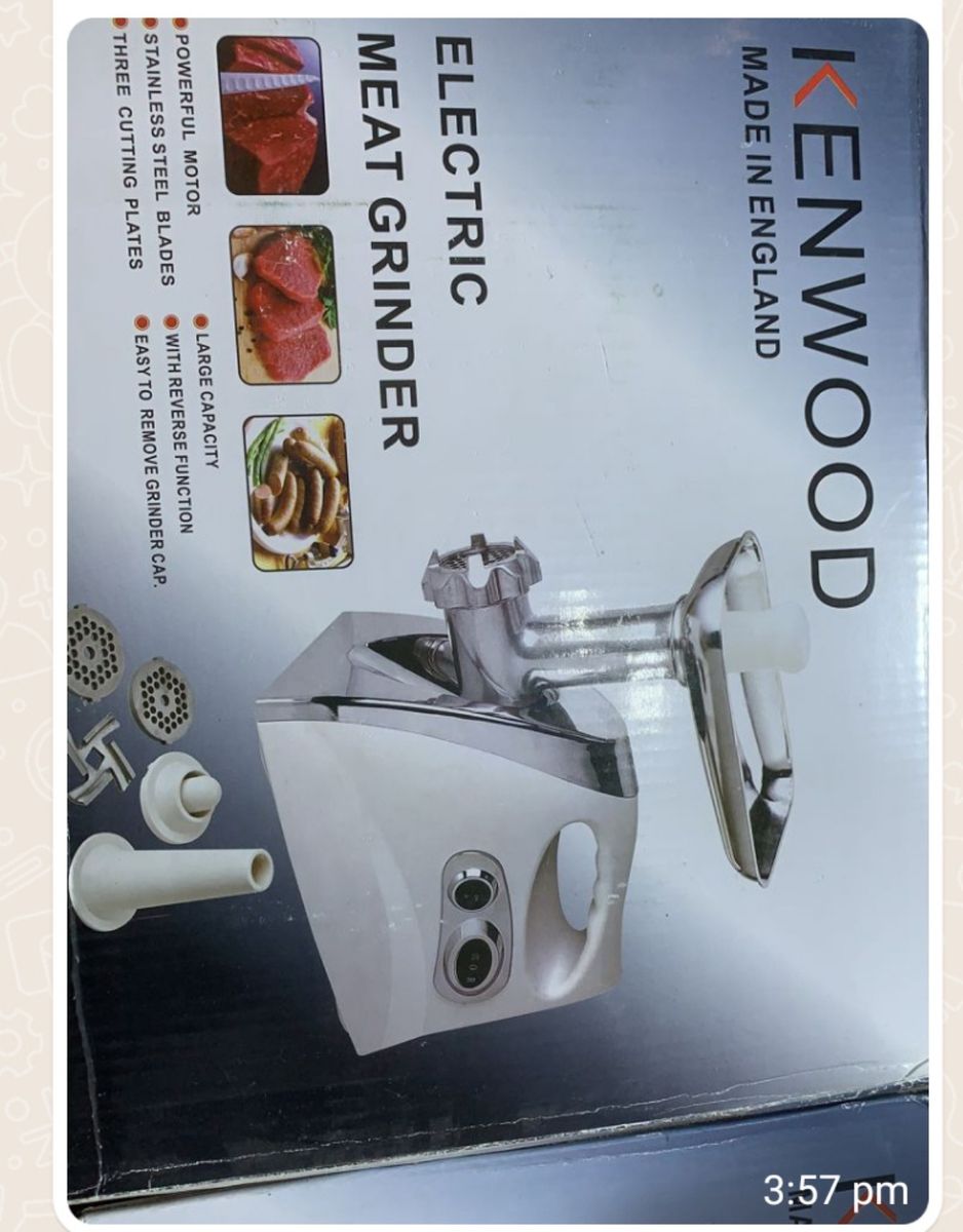 Heavy-Duty Stainless Steel S Electric Meat Grinder