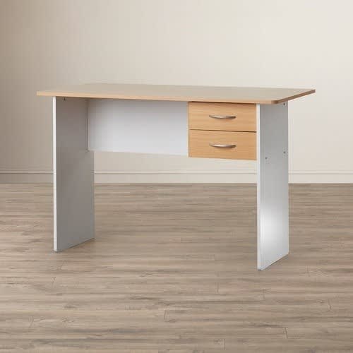 Desk -White & Brown