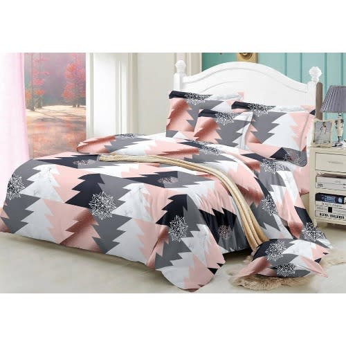 Multicolor Bedsheet With Pillowcases