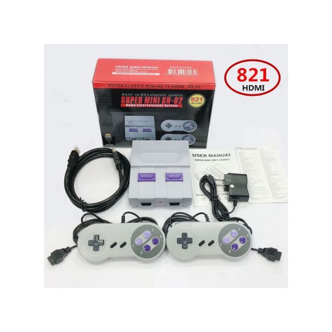 Mini Retro Game Console Entertainment HDMI-compatible Built-in 821 Games For Nintend-o