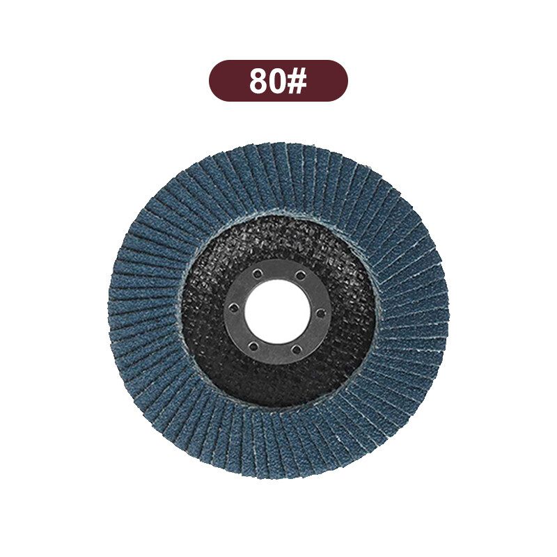 125mm Sanding Discs 40/60/80/120 Grit SAluminum Oxide Flap Wheels Tools 80 Grain