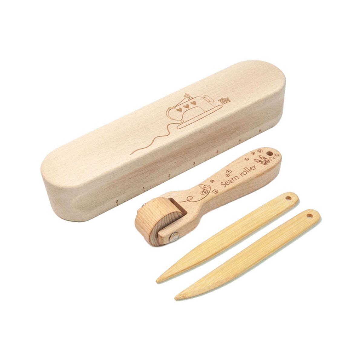 Seam Roller Bone Folder Tailors Wallpaper Roller Sewing Joint Rollertools for Quilting Print Home Decorations