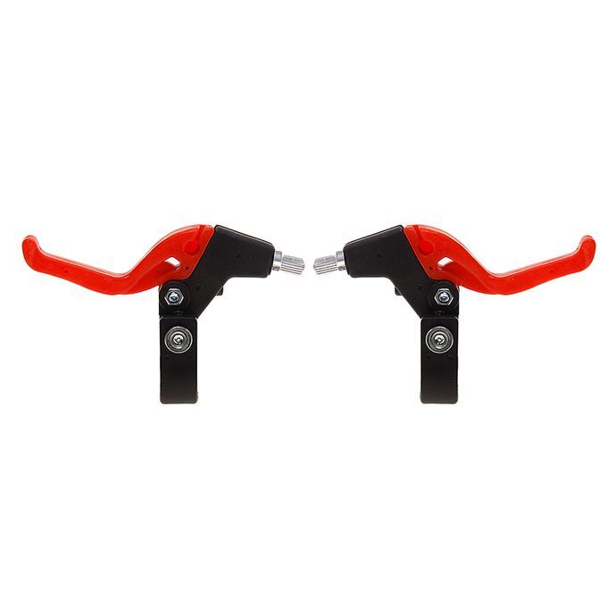 Children Kids Universal Lightweight Twin Bicycle Bike Brake Levers Red