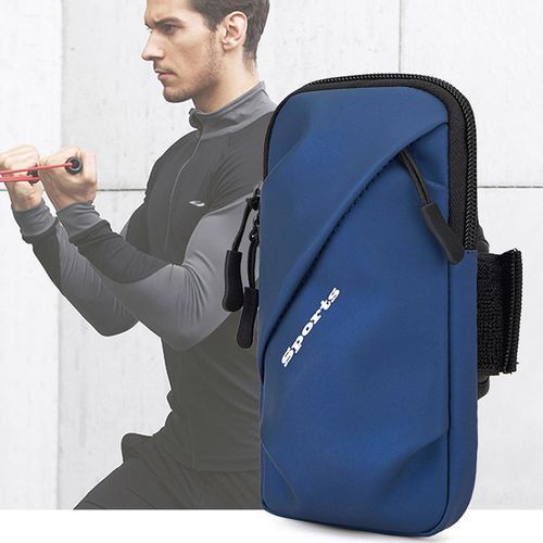 Sports Armband,Running Phone Holder Pouch Sleeve（Blue）